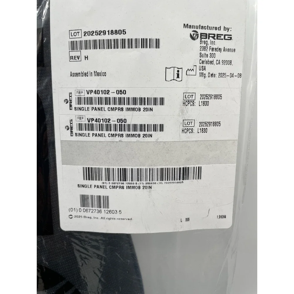 Breg Deluxe VP40106-010‎ Tri-Panel Knee Immobilizer Unisex 16